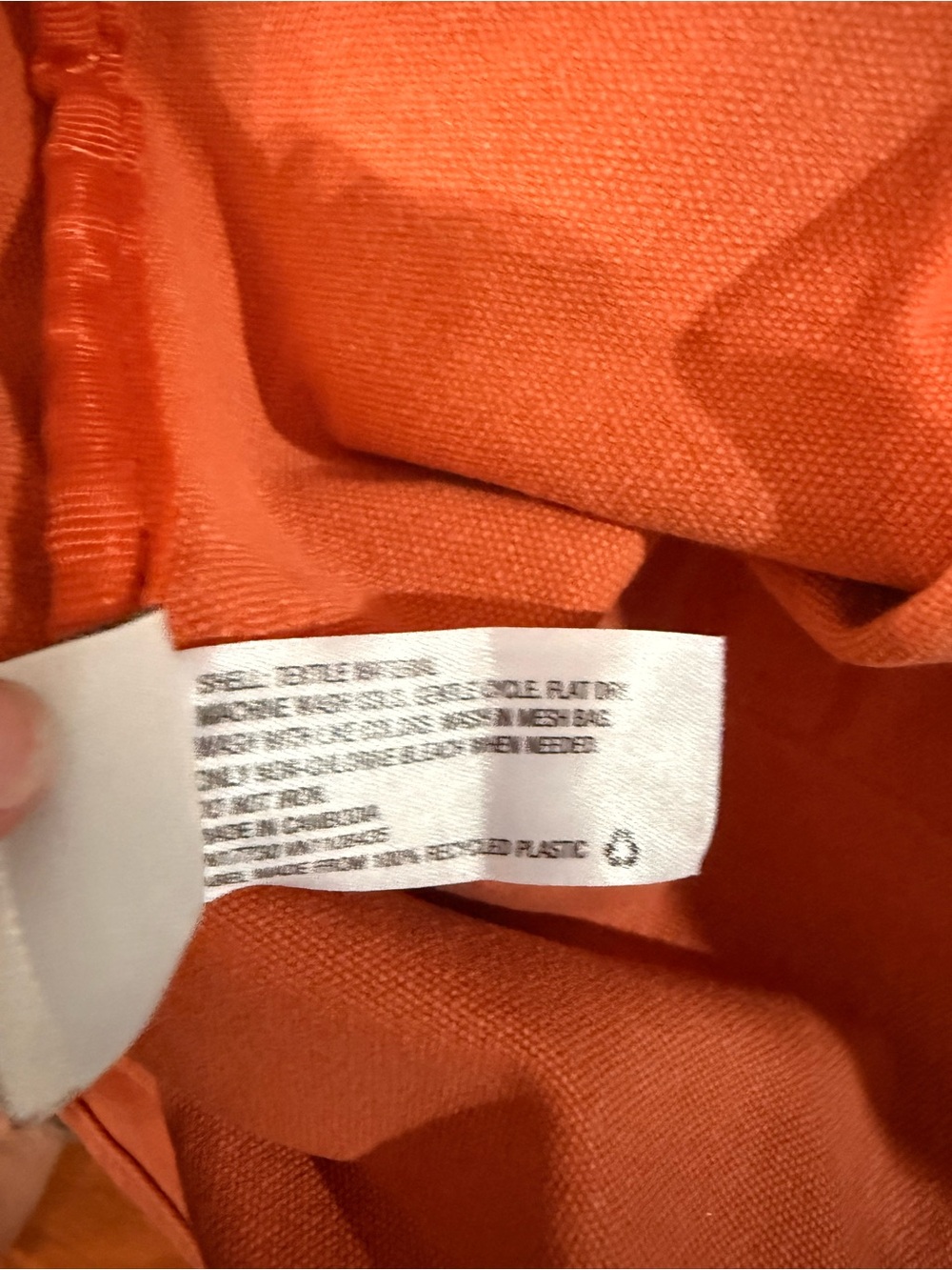 Canvas Tote Bag in orange - Casual Everyday Carry extra large - Picture 3 of 5